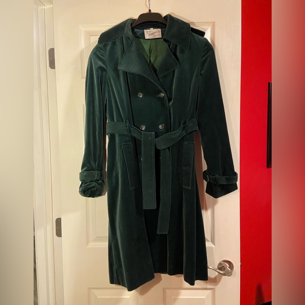 Vintage Opgrands Roth-le Cover Sport green trench coat